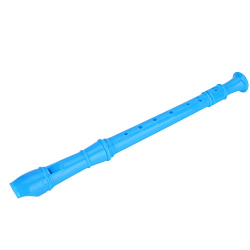 Flauta de clarinete saludable y fácil de 8 hoyos para curso de música en jardín de infantes y escuela primaria para instrumentos educativos para niños(blue)