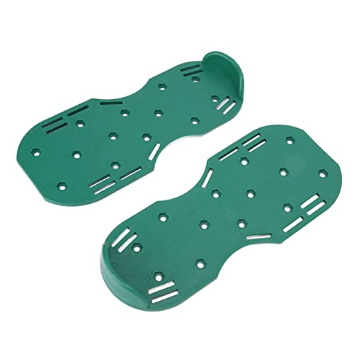 LBEC Zapatillas de aireador de césped, Herramientas de aflojamiento de césped de jardín Prácticas para Permanecer Estables para Cursos (Verde)