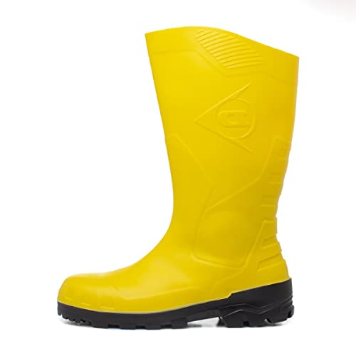 Dunlop Protective Footwear (DUO18) Dunlop Devon, Botas de Seguridad Unisex Adulto, Yellow, 41 EU