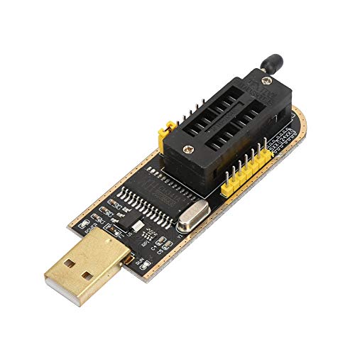 Programador de la Serie CH341A 24 25, Práctico Programador USB CH341A Clip de Prueba SOP8 Adaptador de 1,8 V Módulo Convertidor SOP8 a DIP8 para Memoria de TV, Placa