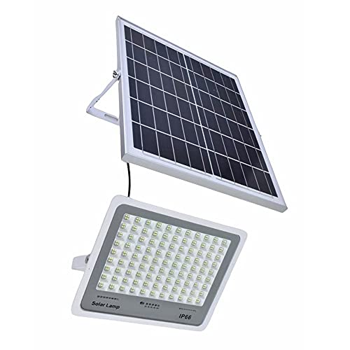 Faro LED solar farola de exterior carretera foco luz natural 5000 K panel solar sensor movimiento y mando a distancia (FP-SL01-200W)