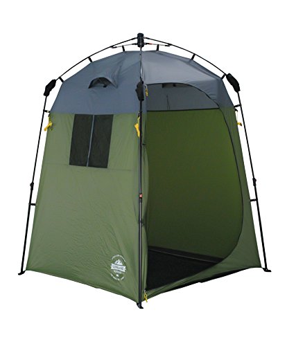 Lumaland Where Tomorrow Pop Up Tienda de campaña Ducha Aseo Privacidad Camping 155x155x220 cm - Verde